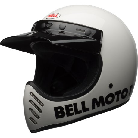 Casco BELL Moto-3 Classic - Blanco brillo