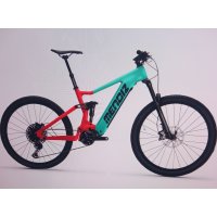 Bicicleta ebike mendiz ex41.10 turquesa-rojo