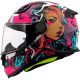 CASCO LS2 INTEGRAL FF353 CYBERG BLANCO-FUCSIA