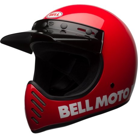 Casco BELL Moto-3 Classic - Rojo brillo