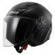 casco jet ls2 airflow II negro brillo