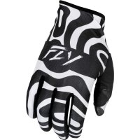 Guantes FLY RACING Lite L.E. Abyss - Blanco / Negro