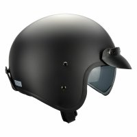 CASCO HEBO RETRO JET NEGRO MATE