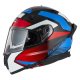 casco nzi GO RIDER STREAM QUADRI BLACK&RED&BLUE