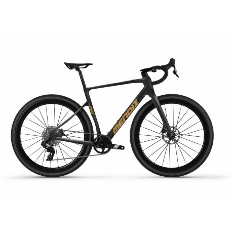 Bicicleta gravel mendiz G11AM.02*1 Negro mate-oro grx820 1*12