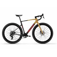 Bicicleta gravel mendiz G11AM.01*2 ORO MATE-ROJO