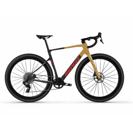 Bicicleta gravel mendiz G11AM.01*2 ORO MATE-ROJO