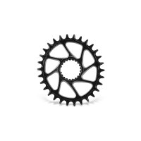 PLATO GARBARUK OVALADO DIRECT MOUNT SHIMANO M7100/M8100 (30T, BLACK)