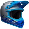 liquidacion total Casco BELL MOTO-9 MIPS LOUVER Gris/Azul