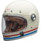 Liquidacion Casco BELL Bullitt Stripes Blanco/Rojo/Azul