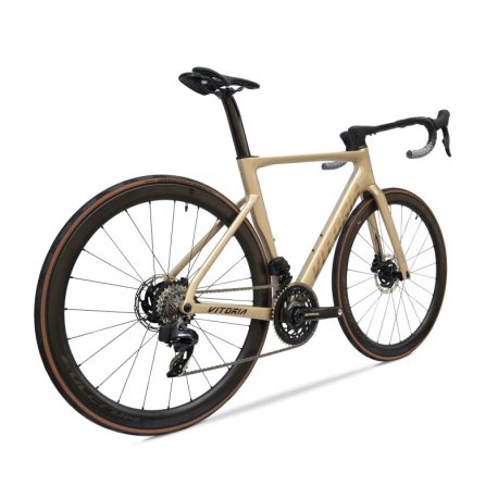 bicicleta vitoria Ultimate ART Sram Force AXS - Champagne ruedas carbono