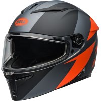 Casco integral BELL Lithium - Shear Matte Gray/Orange