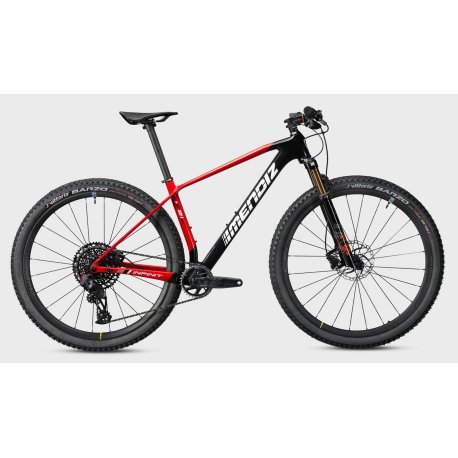 Bicicleta mendiz X21SL.07 Negro-rojo horquilla fox