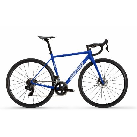 Bicicleta carretera mendiz F8 SL.02 Azul metalico mate- blanco