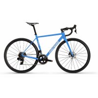 bicicleta carretera mendiz F8SL.02C azul claro mate- blanco