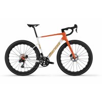 Bicicleta gravel mendiz G12.07 naranja mate-blanco mate