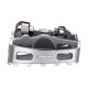 Pedales shimano M324 SPD Plata Con Calas SM-SH56