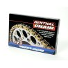 Cadena Renthal 420R1 con 116 eslabones negro/oro