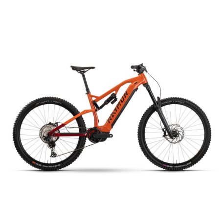 Bicicleta ebike Raymon TrailRay 170 Pro naranja