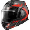 LIQUIDACION STOCK CASCO LS2 MODULAR FF901 ADVANT X C FUTURE II CARBONO NEGRO-ROJO